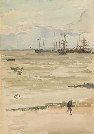 金锭园`The Anchorage (1882~1884) by James Abbott McNeill Whistler