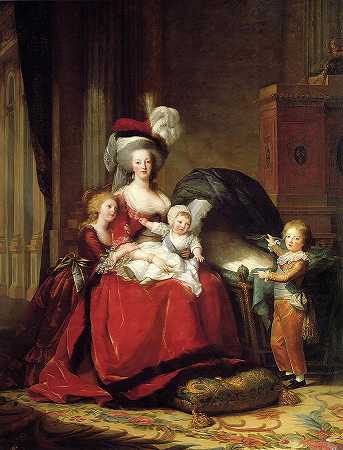 玛丽·安托瓦内特和她的孩子们`Marie Antoinette and Her Children