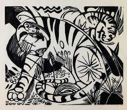 虎`Tiger (1912) by Franz Marc