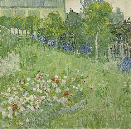 多比尼s花园`Daubignys garden by Vincent van Gogh