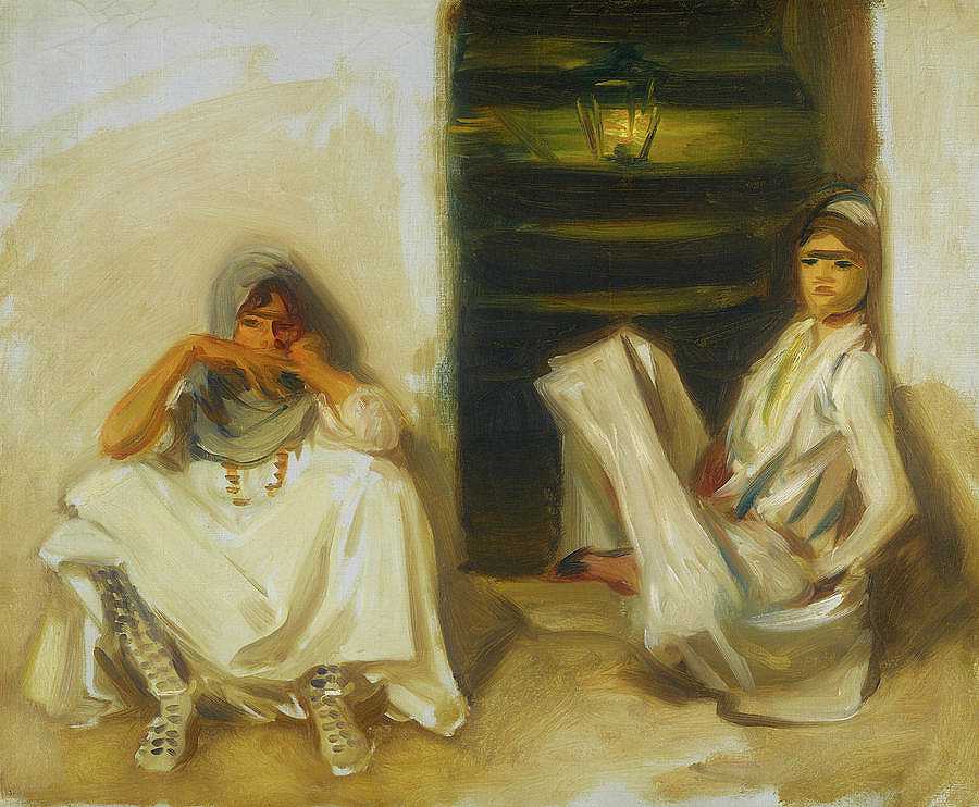 两名阿拉伯妇女`Two Arab Women