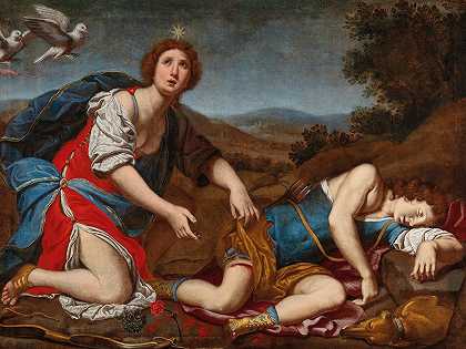 阿多尼斯之死`The Death of Adonis by Lorenzo Lippi
