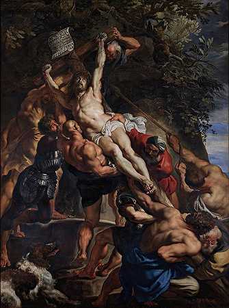 十字架的升起`The Raising of the Cross (1610–1611) by Peter Paul Rubens