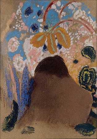奥菲莉亚`Ophelia (1906) by Odilon Redon