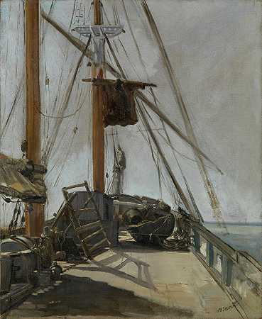 那艘船s甲板`The ships deck by Édouard Manet