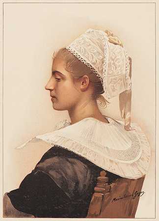 玛丽丝·斯特拉`Maris Stella (ca. 1898) by Maximilienne Guyon