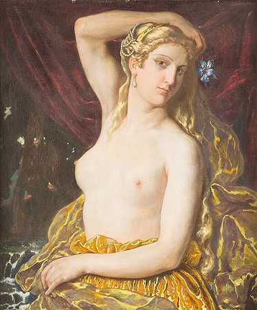 维纳斯`Venus by Alexander Karl Friedrich Von Otterstedt