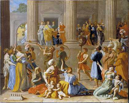 大卫的胜利`The Triumph Of David by Nicolas Poussin