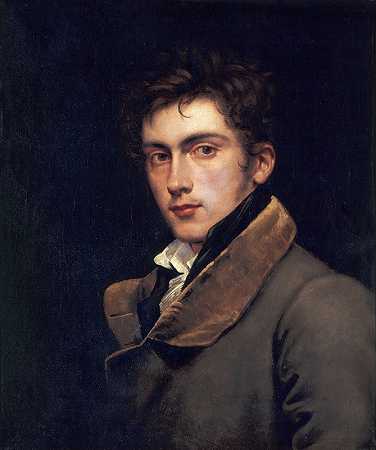 自画像`Self~portrait (circa 1820) by Carl Joseph Begas