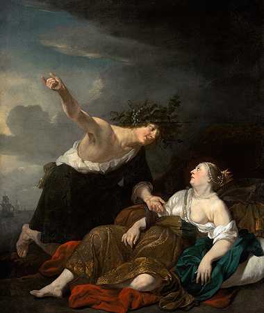 巴克斯与阿里阿德涅`Bacchus And ariadne (1650) by Jacob Van Loo