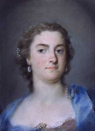福斯蒂娜·博尔多尼`Faustina Bordoni (between 1730 and 1735) by Rosalba Carriera