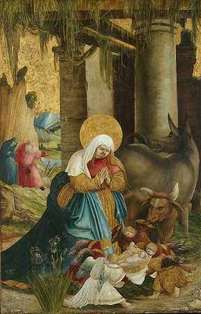 基督降生记`The Nativity (1507~10) by Master of Pulkau