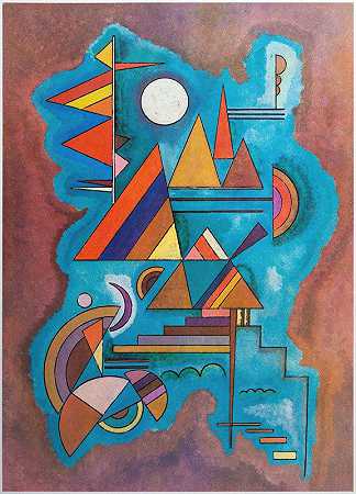 常设的`Standing (1930) by Wassily Kandinsky