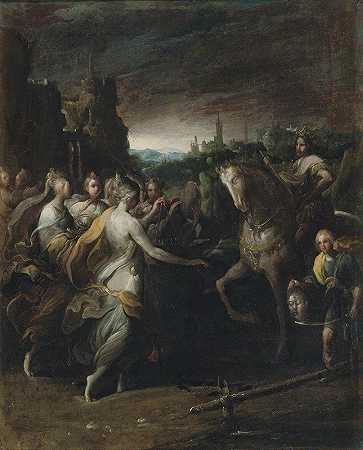 大卫的胜利`The Triumph Of David by Giovanni Andrea Donducci