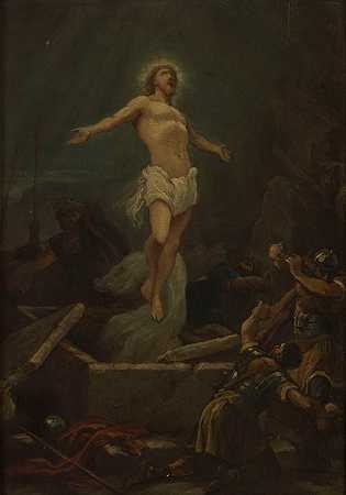 耶稣基督的复活`La Résurrection de Jésus Christ (1874) by Paul Philippoteaux