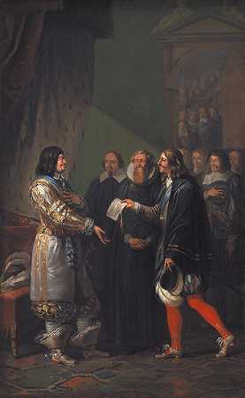 1660年分配给腓特烈三世的绝对君主制`Absolute Monarchy Assigned to Frederik III in 1660 (1783) by Nicolai Abraham Abildgaard