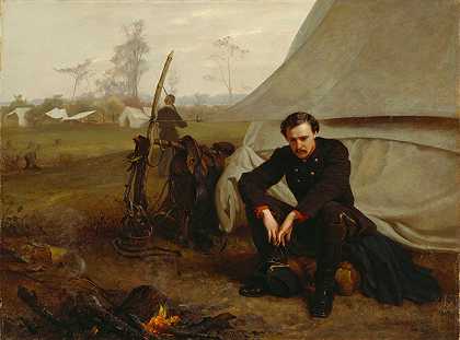 在前面`At The Front (1866) by George Cochran Lambdin