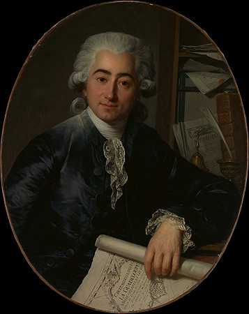 尤金·约瑟夫·斯坦尼斯拉斯·福隆D埃科特（1753-1821）`Eugène Joseph Stanislas Foullon dÉcotier (1753–1821) (1785) by Antoine Vestier