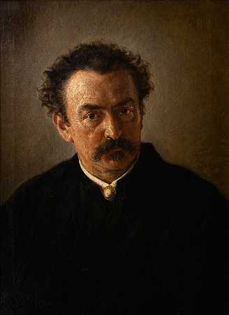 亨利克·阿纳斯塔齐·格罗普勒肖像`Portrait of Henryk Anastazy Groppler (1872) by Jan Matejko