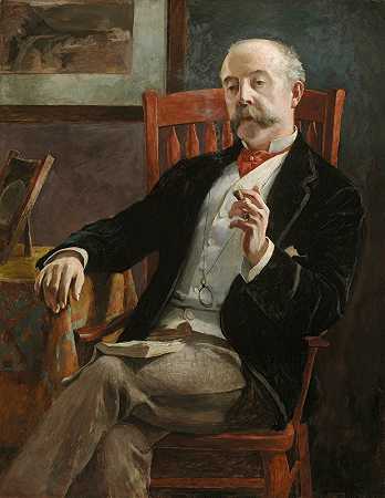 托马斯·皮特`Thomas Pitts (1887) by Gari Melchers