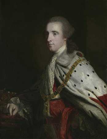 昆斯伯里第四公爵（老Q）作为三月伯爵`The 4th Duke of Queensberry (;Old Q) as Earl of March (1759) by Sir Joshua Reynolds
