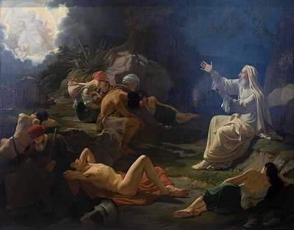 先知以西结的异象`The Vision of the Prophet Ezekiel (1830) by Ditlev Blunck
