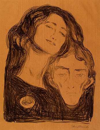 莎乐美`Salome by Edvard Munch