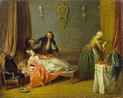 闺房`The Boudoir (c.1733) by Jean-Baptiste Pater