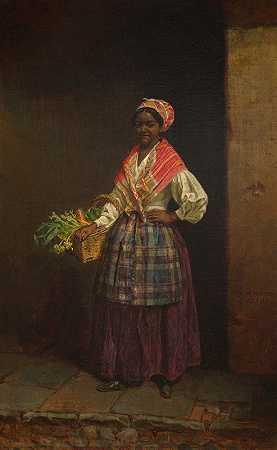 市场女性`Market Woman by Thomas Waterman Wood