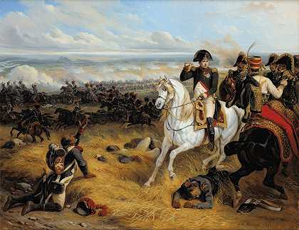 瓦格拉姆的拿破仑`Napoleon In Wagram (1841) by Hippolyte Bellangé