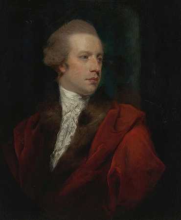 詹姆斯·库茨肖像，绅士`Portrait Of James Coutts, Esquire by Sir Joshua Reynolds