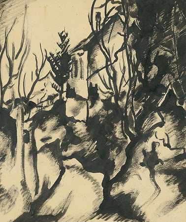 树丛间的家`Dom medzi stromami (1927~1928) by Konštantín Bauer