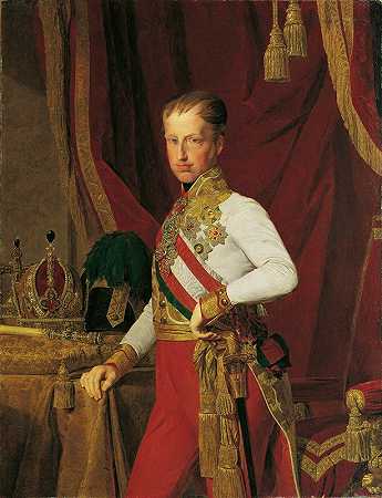 凯撒·费迪南德I.冯Ö斯特雷希`Kaiser Ferdinand I. von Österreich (1839) by Ferdinand Georg Waldmüller