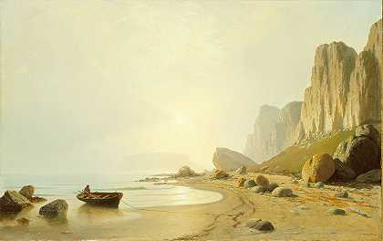 拉布拉多海岸`The Coast of Labrador (1866) by William Bradford