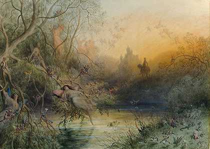仙境`Fairy Land (1881) by Gustave Doré