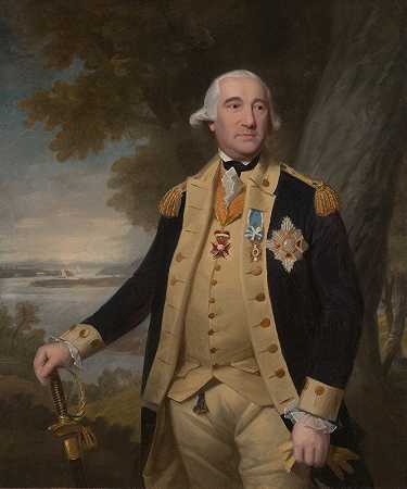 弗里德里希·威廉·奥古斯都少将，冯·斯图本男爵（1730-1794）`Major General Friedrich Wilhelm Augustus, Baron von Steuben (1730~1794) (ca. 1786) by Ralph Earl