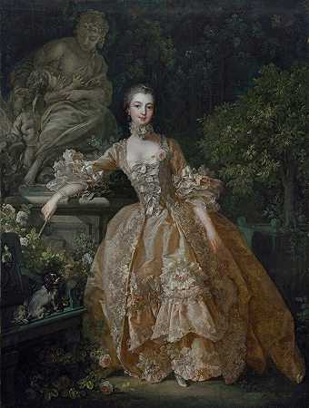 蓬帕杜夫人`Madame de Pompadour (1759) by François Boucher