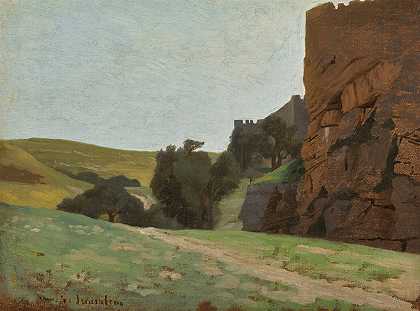 耶路撒冷的城墙`The Walls Of Jerusalem by Jean-Léon Gérôme