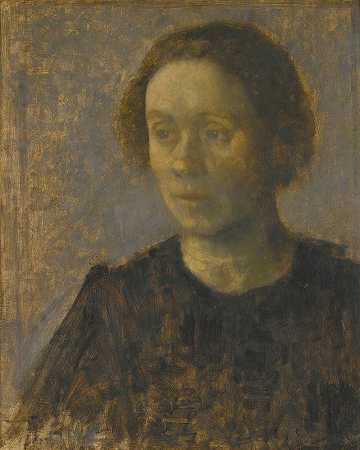 艾达`Ida by Vilhelm Hammershøi