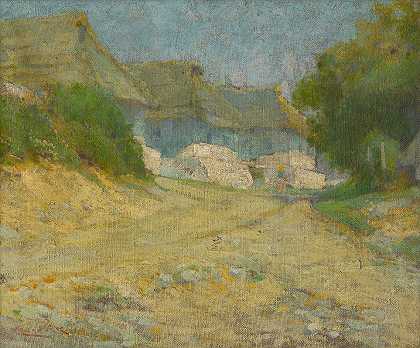 村庄`Village (1908–1910) by Ľudovít Čordák