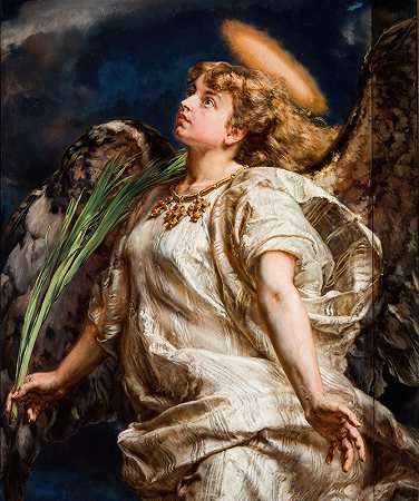 宋-圣女贞德绘画研究`Song – study for the painting of Joan of Arc (1886) by Jan Matejko