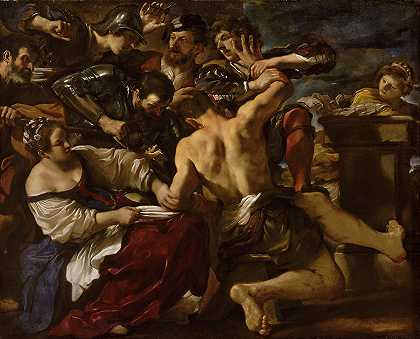 参孙被非利士人俘虏`Samson Captured By The Philistines