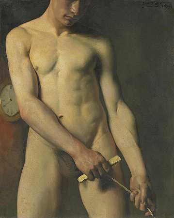男人的裸体研究`Nude Study Of A Man