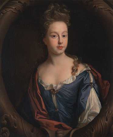 弗朗西丝·黑尔`Frances Hales (ca. 1685) by John Riley