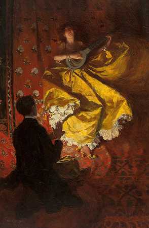 命运的傀儡`A Puppet of Fate (1899) by Howard Pyle