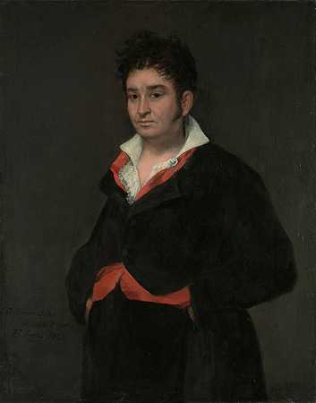 唐·拉蒙·萨图肖像`Portrait of Don Ramón Satué (1823) by Francisco de Goya