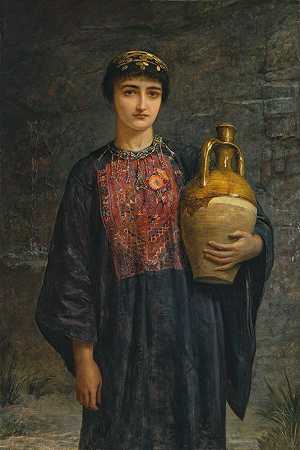 伯利恒的女儿`The Daughter of Bethlehem (1886) by Edwin Long