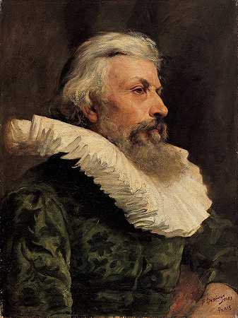 君子之首`Head Of A Gentleman by Francisco Domingo Marqués
