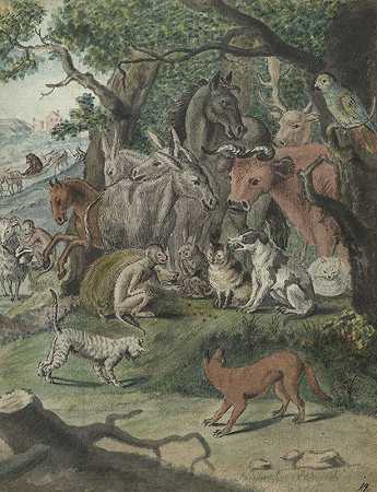 切割动物`Dobbelende dieren (1770 ~ 1808) by Jan Brandes