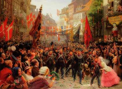 士兵返回哥本哈根`Soldiers Return To Copenhagen